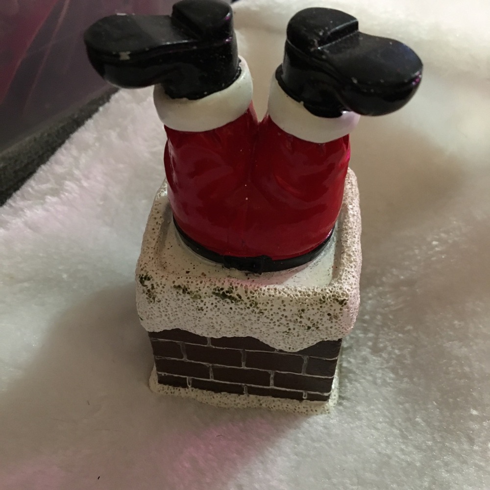 Santa Stuck in Chimney Decor Bottle Opener